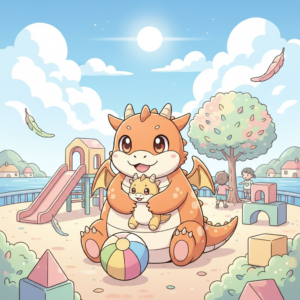 damien le dragon à l’école rigolote