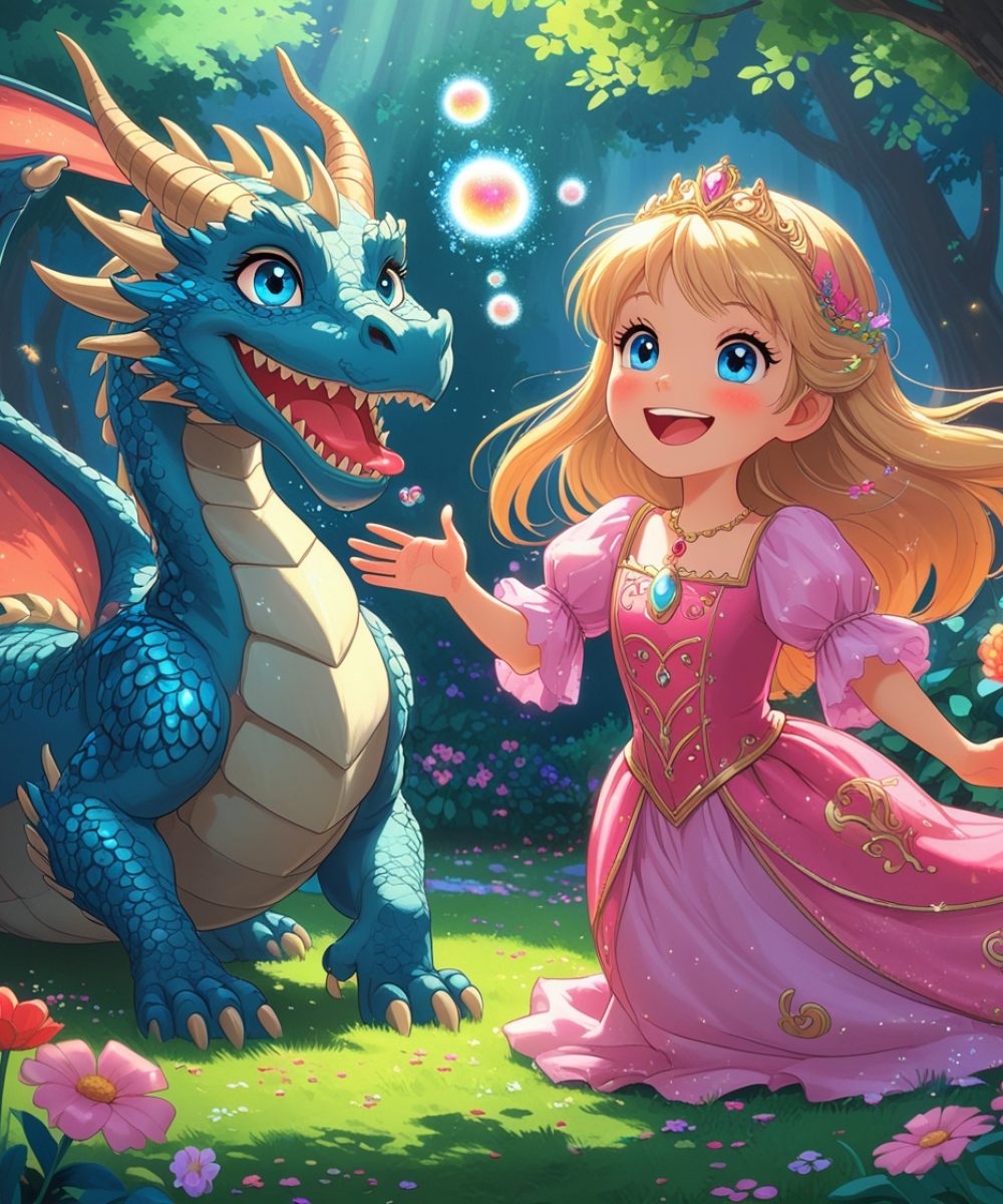 la princesse et le gentil dragon